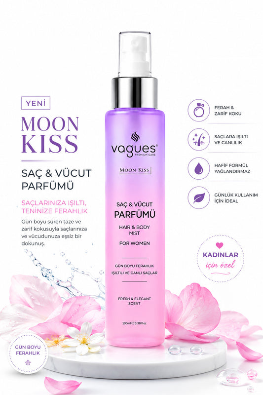 Vagues Moon Kiss Hair & Body Mist 100 ml saç parfümü