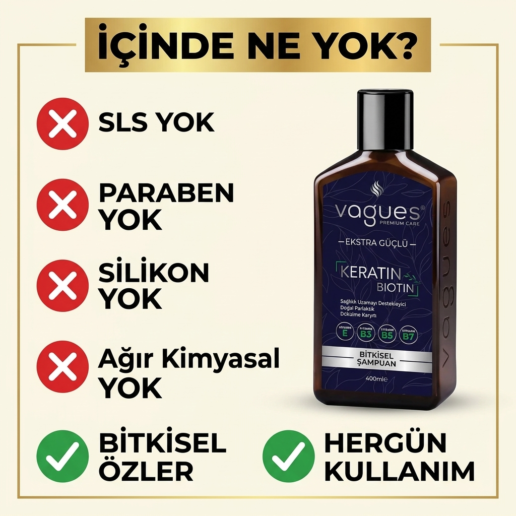 İçinde Ne Yok — SLS, paraben, silikon yok