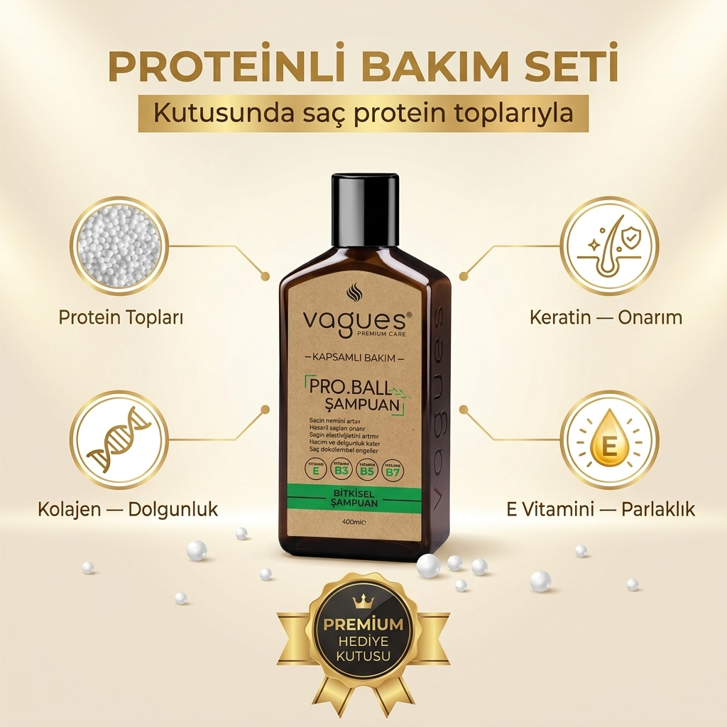 Pro.Ball — Proteinli Bakım Seti infografiği