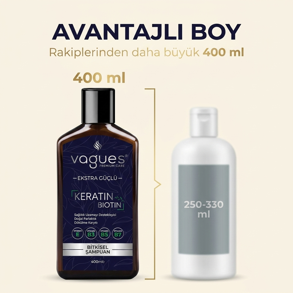 400 ml avantajlı boy — rakiplerinden büyük