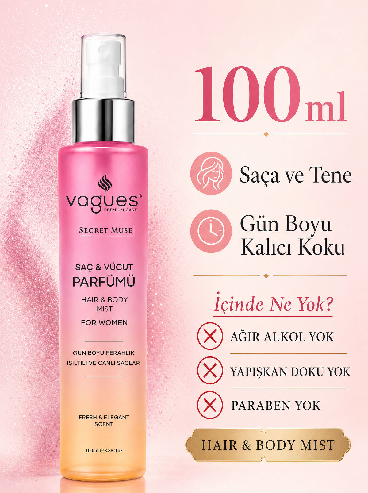 Secret Muse 100 ml - İçinde ne yok listing görseli